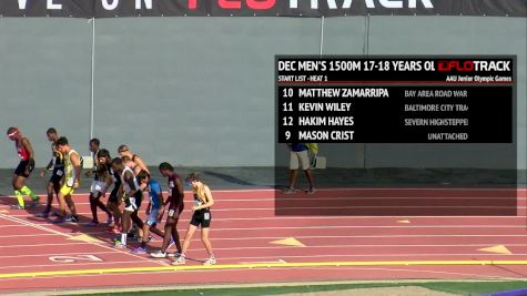 Boy's Decathlon 1500m, Heat 1 - Age 17-18