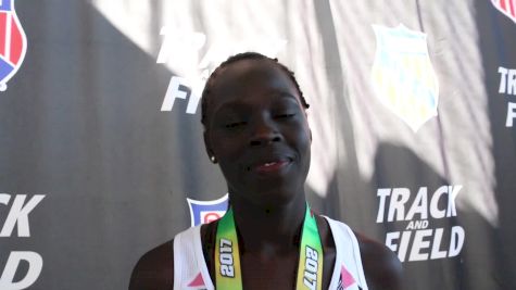 Athing Mu disappointed not to break 1500 record, but happy to win after placing second last year