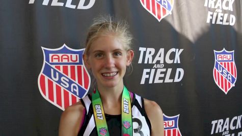 Girls 14yo 1500 went out in 70 seconds, but Julia Flynn stayed patient to win