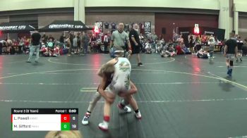 70 lbs Round 3 (6 Team) - London Powell, Armory Athletics vs Milo Gifford, Panhandle All-Stars