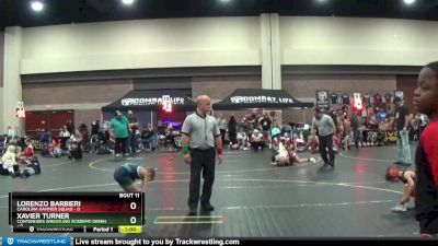 47 lbs Round 4 (6 Team) - Xavier Turner, Contenders Wrestling Academy Green vs Lorenzo Barbieri, Carolina Hammer Squad