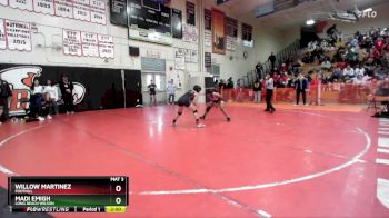 105 lbs Cons. Round 3 - Maiya Duran, JW North vs Ahtziry Del Cid, Downey