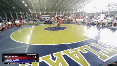 150 lbs Semis & 1st Wrestleback (8 Team) - Max Eldridge, Arkansas vs Maddox Slater, North Dakota