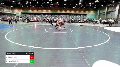 175 lbs Round Of 16 - Luca Moore, Amador Valley vs Noah Sandlin, Poway