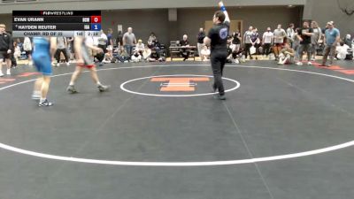 157 lbs Champ. Rd Of 32 - Evan Urann, Big Cat Wrestling vs Hayden Reuter, Interior Grappling Academy