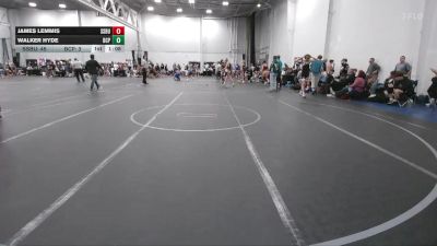 113 lbs Round 2 (4 Team) - Walker Hyde, BC Predators vs James Lemmis, South Side WC Blue