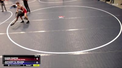 136 lbs Round 2 - Kadin Martin, Scoring Edge Wrestling Center vs Anthony N. Wilson, Minneapolis Wrestling Club