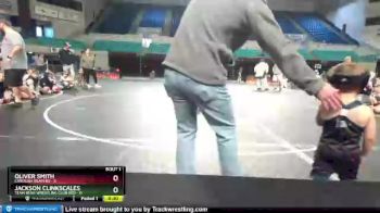 40 lbs Round 1 (3 Team) - Oliver Smith, Carolina Reapers vs Jackson Clinkscales, Team Bear Wrestling Club Red