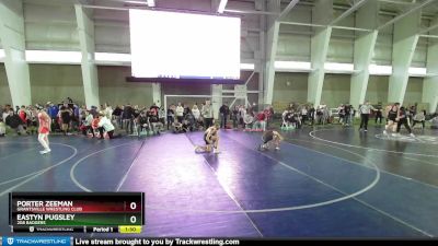 105 lbs Cons. Round 2 - Porter Zeeman, Grantsville Wrestling Club vs Eastyn Pugsley, 208 Badgers