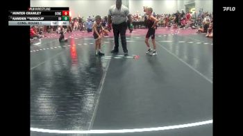 65 lbs Cons. Round 1 - Kamden **Wisecup, Dayton Bandits vs Hunter Crawley, Chicken Coop Wrestling Club