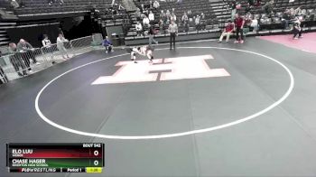 101 lbs Semifinal - Chase Hager, Riverton High School vs Elo Luu, Weber