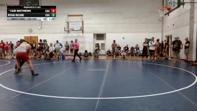 150-159 lbs Quarterfinal - Cam Matthews, DeKalb WC vs Ryan Richie, Edwardsville Wrestling Club