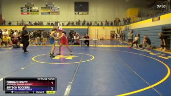 126 lbs 1st Place Match - Brogan Monty, Next Level Training Academy vs Bryson Rockers, Kansas City Training Center