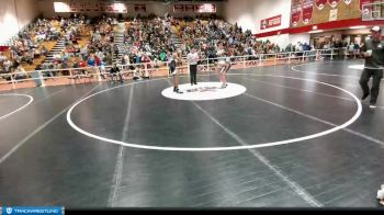 132 lbs Champ. Round 1 - Jose Rios, Worland Middle School vs Carter Peasley, Greybull MS