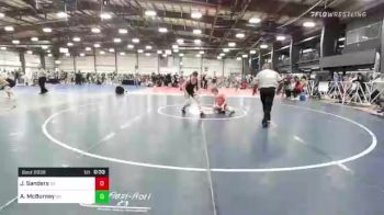 120 lbs Consi Of 8 #2 - Joshua Sanders, GA vs Austin McBurney, OH