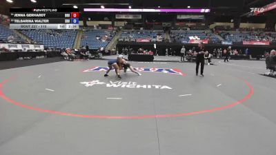 110 lbs Cons. Round 3 - Jenna Gerhardt, Dickinson State vs Telsarina Walter, Eastern Oregon