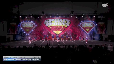 Elevation Cheer Company - Excel [2026 L1 Youth - D2 - B Day 2] 2026 Spirit Sports Myrtle Beach Nationals