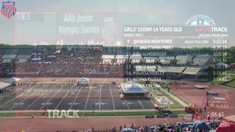 Girl's 1500m, Heat 4 - Age 14