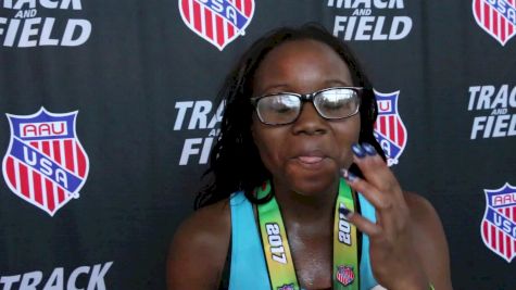 Tatyana Gibson cannot believe she just won a national title