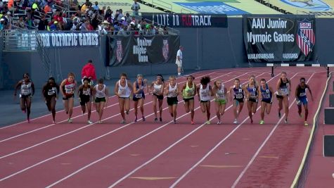Girl's 2k Steeplechase, Heat 1 - Age 17-18