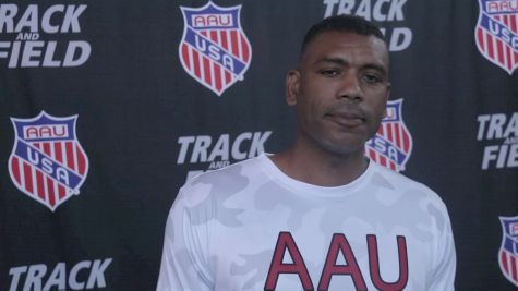 Former NBA Great Allan Houston Is At AAU Jr. Olympic Games To Watch His Kids Run