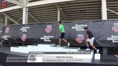 Boy's Javelin Awards - Age 14