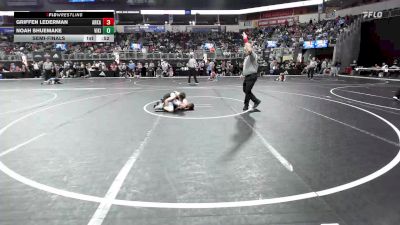 90 lbs Semifinal - Noah Shuemake, Viking Wrestling Club vs Griffen Lederman, Arkansas Elite