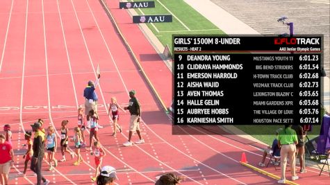 Boy's 1500m, Heat 1 - Age 8 & Under
