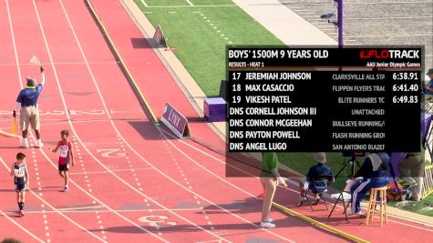 Boy's 1500m, Heat 2 - Age 9