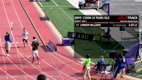 Boy's 1500m, Heat 2 - Age 10