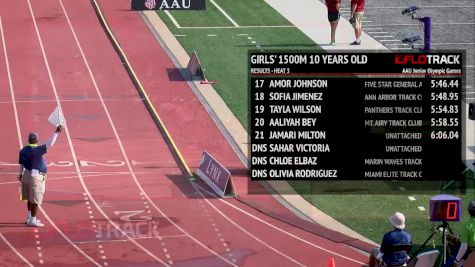 Boy's 1500m, Heat 1 - Age 10