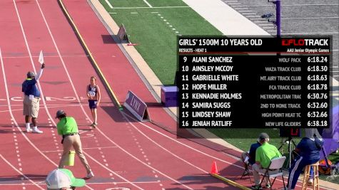 Girl's 1500m, Heat 2 - Age 10