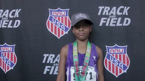 Ameenah Rodriguez Hits 10 Sec PR In 10yo 1500m FTW