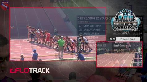 Boy's 1500m, Heat 1 - Age 12