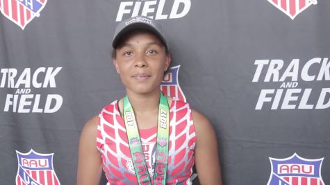 Sydney Juszczyk Breaks AAU National Record 14yo Javelin