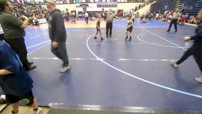 80 lbs Quarterfinal - Jed Grise, Apache Youth Wrestling vs Gage Bourquin, Bentonville Wrestling Club