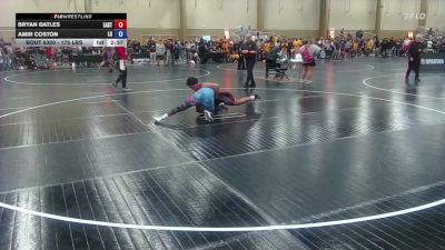 175 lbs Consi Of 8 #1 - Bryan Batles, East Lake Wrestling Club vs Amir Coston, Lake Gibson