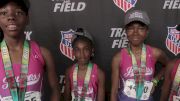 Jeuness Track Club 12yo Girls 4x800 Went Beastmode FTW At AAU Jr. Olympics