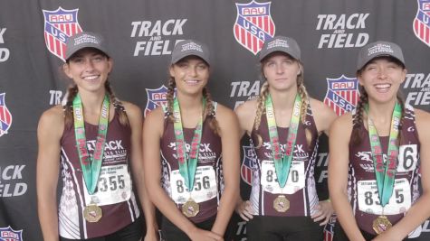 Track Minnesota Elite 17-18 Girls 4x800 Are Minnesota Tough, Defending Champs