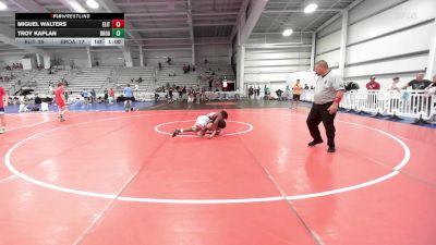 142 lbs Rr Rnd 3 - Miguel Walters, Elite NJ MS Black vs Troy Kaplan, Broad Axe Green