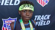 Shawn Church Jr shares words of wisdom for his fellow 9yo high jumpers