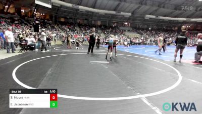62 lbs Round Of 16 - Sutton Moore, Perry Wrestling Academy vs Eddison Jacobson, Bridge Creek Youth Wrestling
