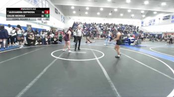 140 lbs Cons. Round 3 - Lorena Gonzales, Golden West vs Mia Gil, Marina