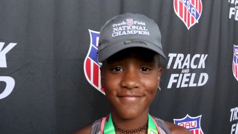AAU champion Moriah Evans took up javelin for a new challenge