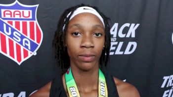 Zaya Akins is double champion one year after missing her semi final to go to the water park