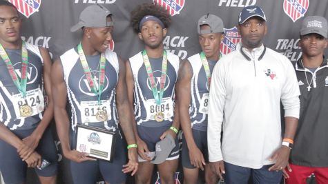 Houston's Wings Track Club Runs Fastest Overall 4x400