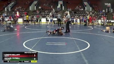 60/64 3rd Place Match - Londyn Bellamy, Liberty vs Michael Futrell, Lafayette