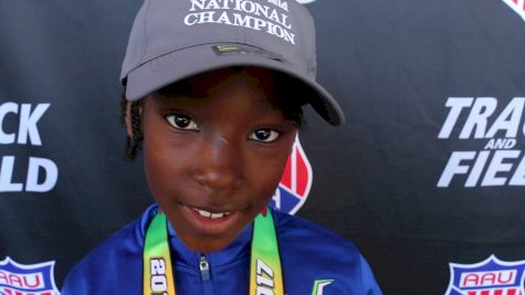 Brianna Burrell Wins Sets Her First National Record