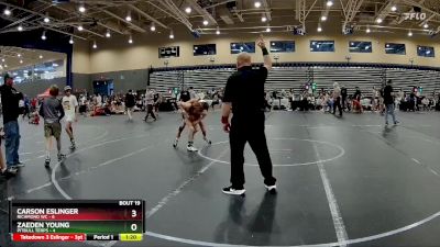 80 lbs Round 5 (8 Team) - Zaeden Young, PitBull Terps vs Carson Eslinger, Richmond WC