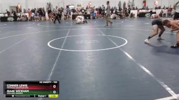 130 lbs Cons. Round 2 - Isaak Wickham, Ashland Arrows vs Conner Lewis, Michigan Grappler RTC